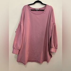 Lauren Conrad Oversized Sweatshirt Size 2X NWOT